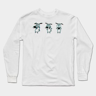 Courage the Cowardly Dog Long Sleeve T-Shirt